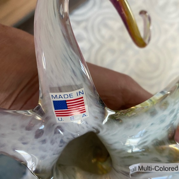 Handblown multicolored glass octopus. - Picture 6 of 6